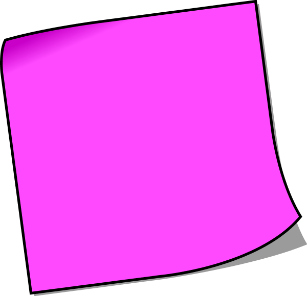 Post It Note Clip Art - Tumundografico