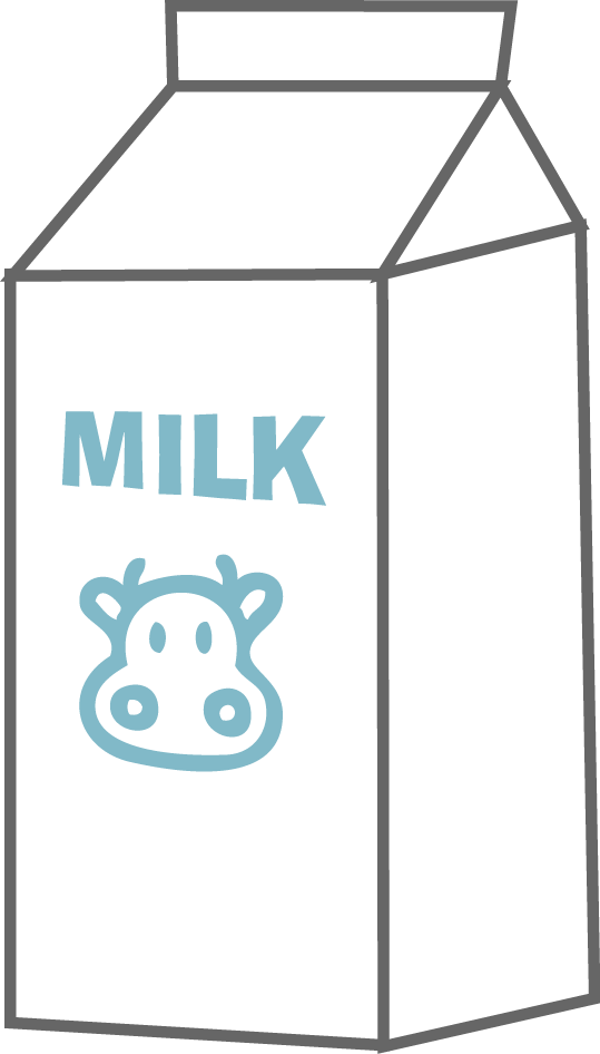 Chocolate milk cartoon clipart