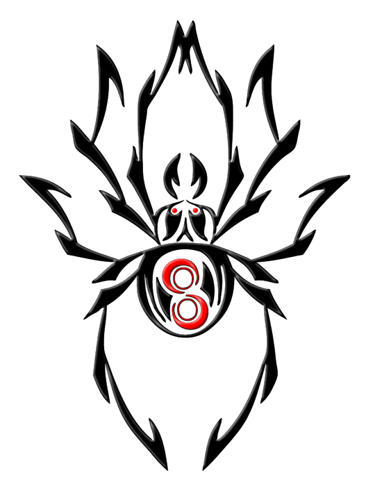 Black Widow Spider Drawing Black And White