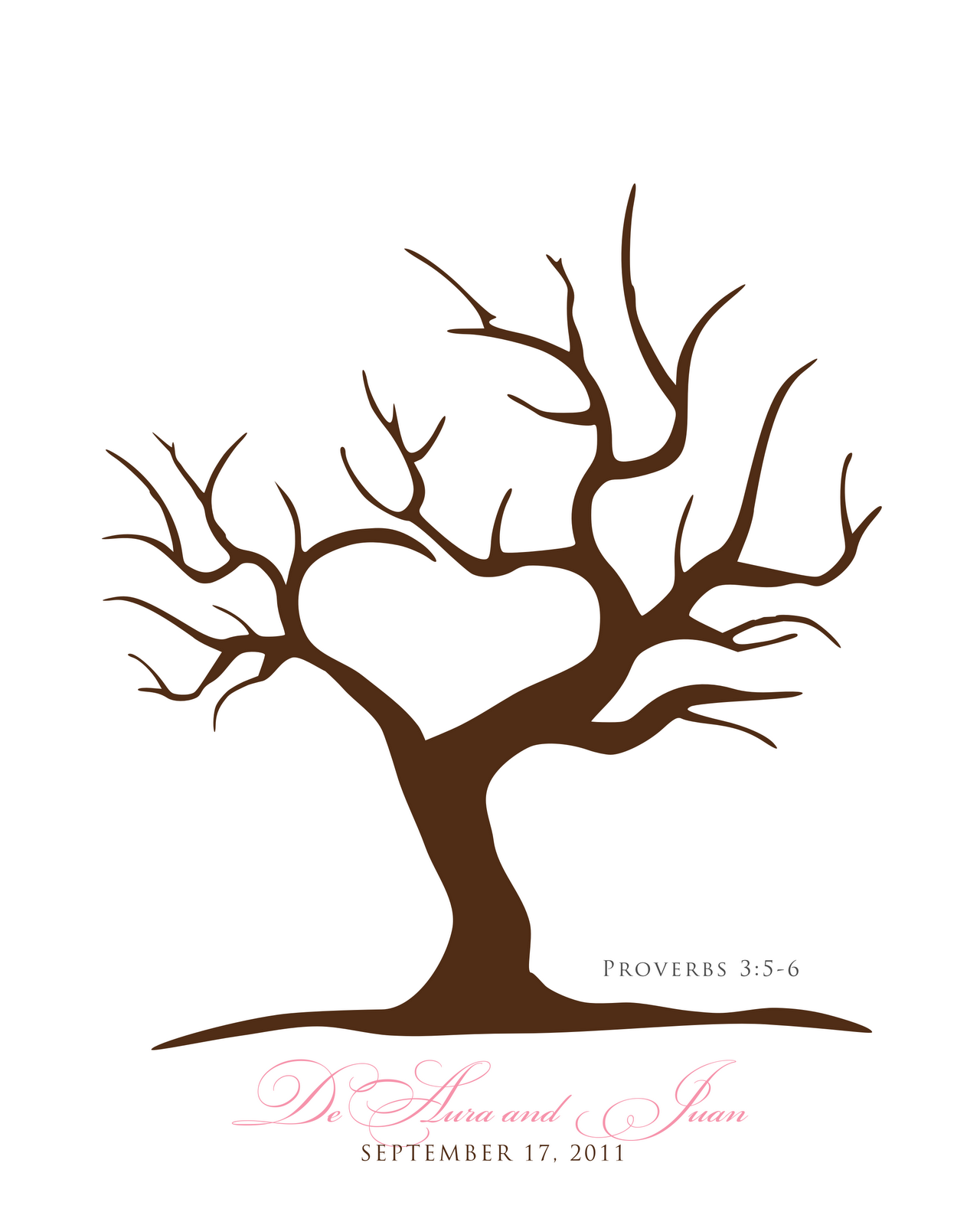 fingerprint tree template | wordscrawl.com