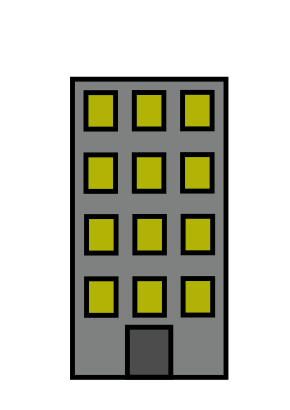 Free Clipart of Big House 01