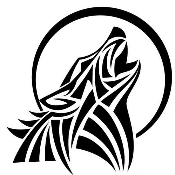 Style, Tribal style and Wolf face