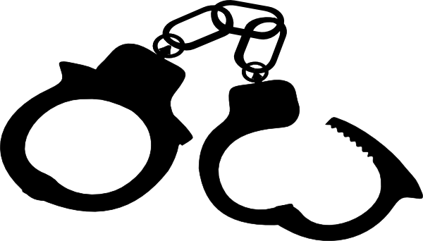 Praying Hands With Handcuffs