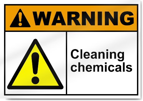 Imgs For &gt; Cleaning Chemical Sign