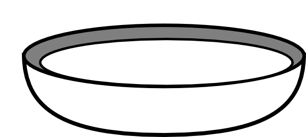 Imgs For > Clipart Plate Of Food Black And White