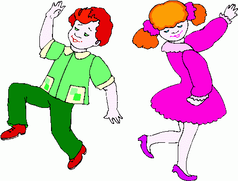 Happy Kids Dancing Clipart - Free Clipart Images