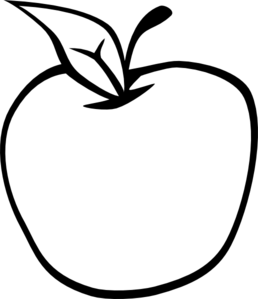 Apple Clipart Black And White - Free Clipart Images