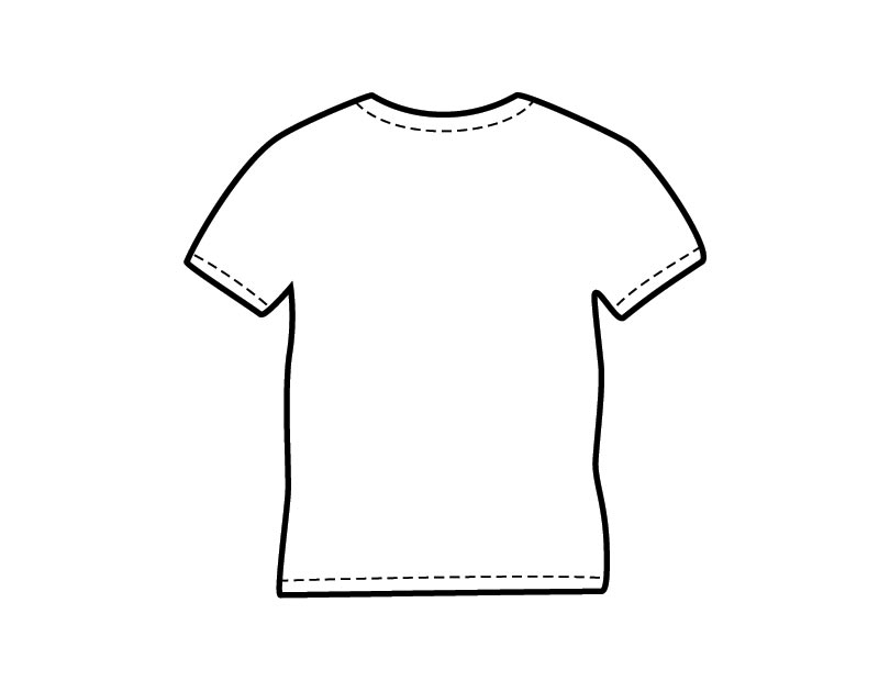 Free T Shirt Template For Kids - ClipArt Best