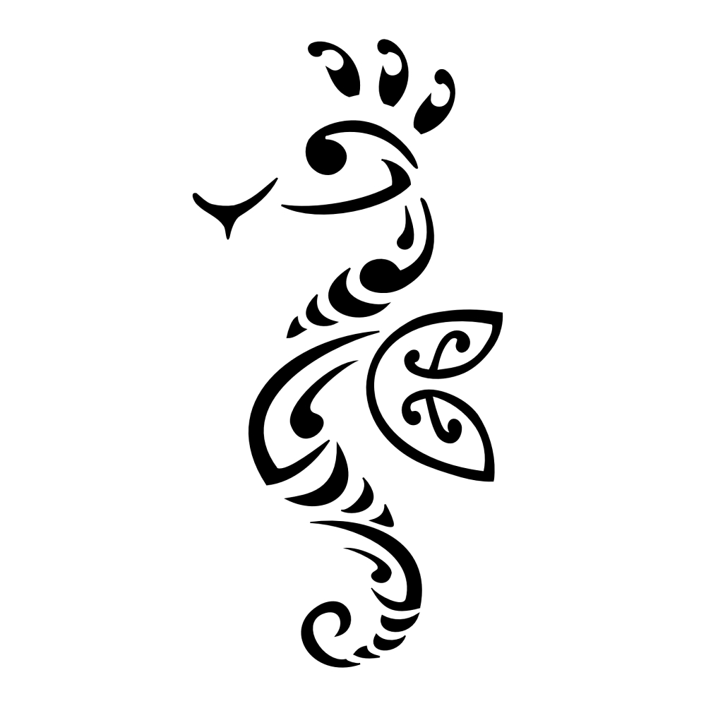 Sea Horse Outline