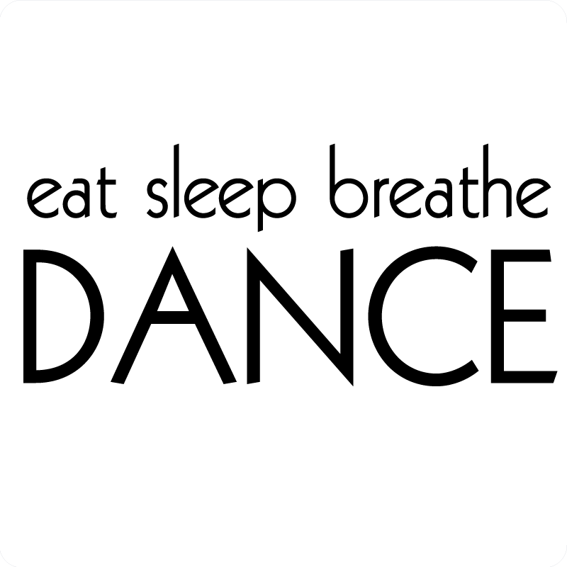 Eat, Sleep, Breathe, Dance Wall Quote by Cool Art Vinyl