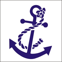 Boat Anchor Vinyl Sticker [MER] - £1.35 : Vinyl Stickers Direct ...