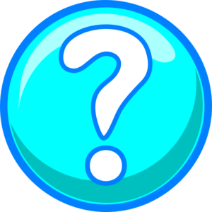 Blue Question Mark clip art - vector clip art online, royalty free ...