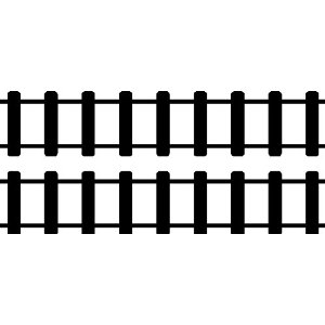 Railroad Tracks Border Clipart