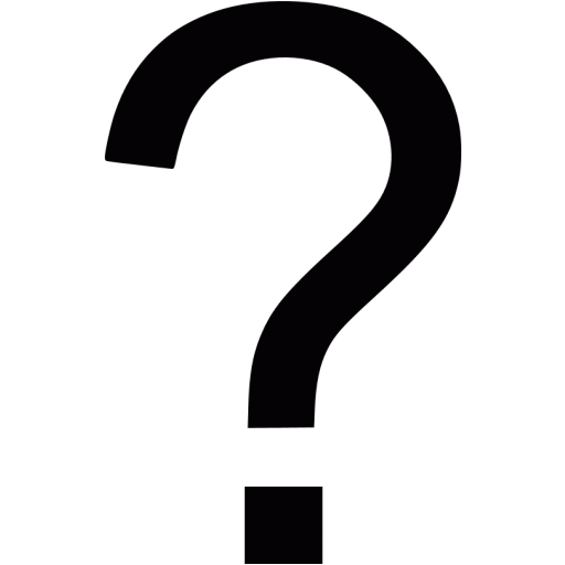 Black question mark 4 icon - Free black question mark icons
