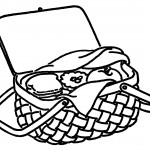 Picnic Basket Clip Art Black And White - Free ...