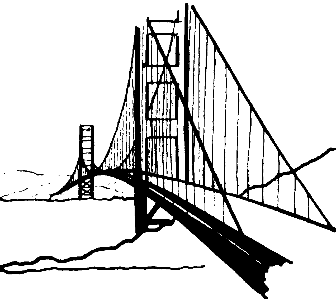 Golden Gate Bridge Clipart