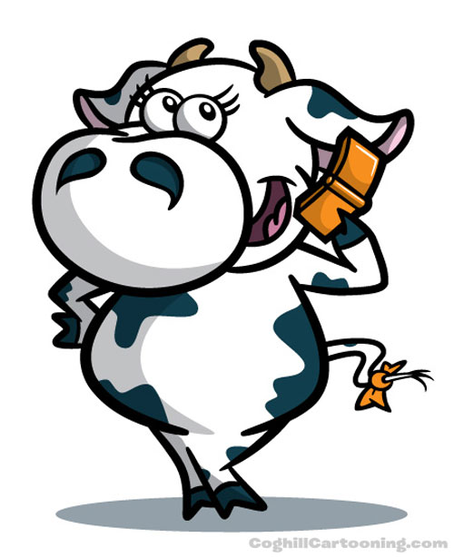 Mobile Phone Cartoon Logo