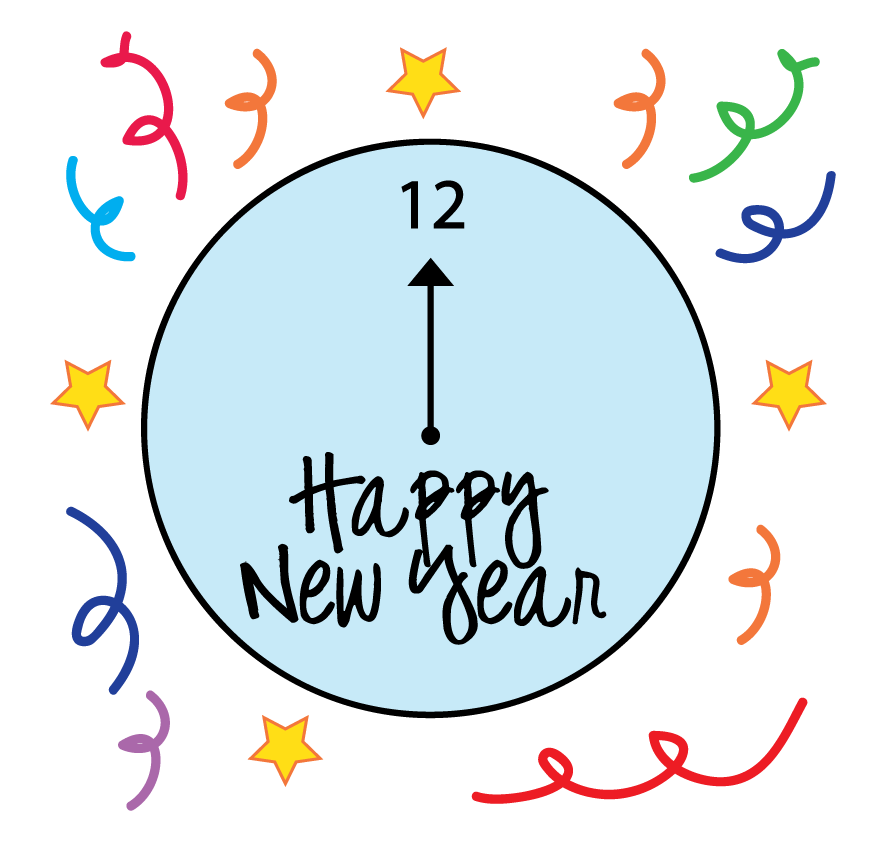 New Year's Eve 2016 Party Clipart