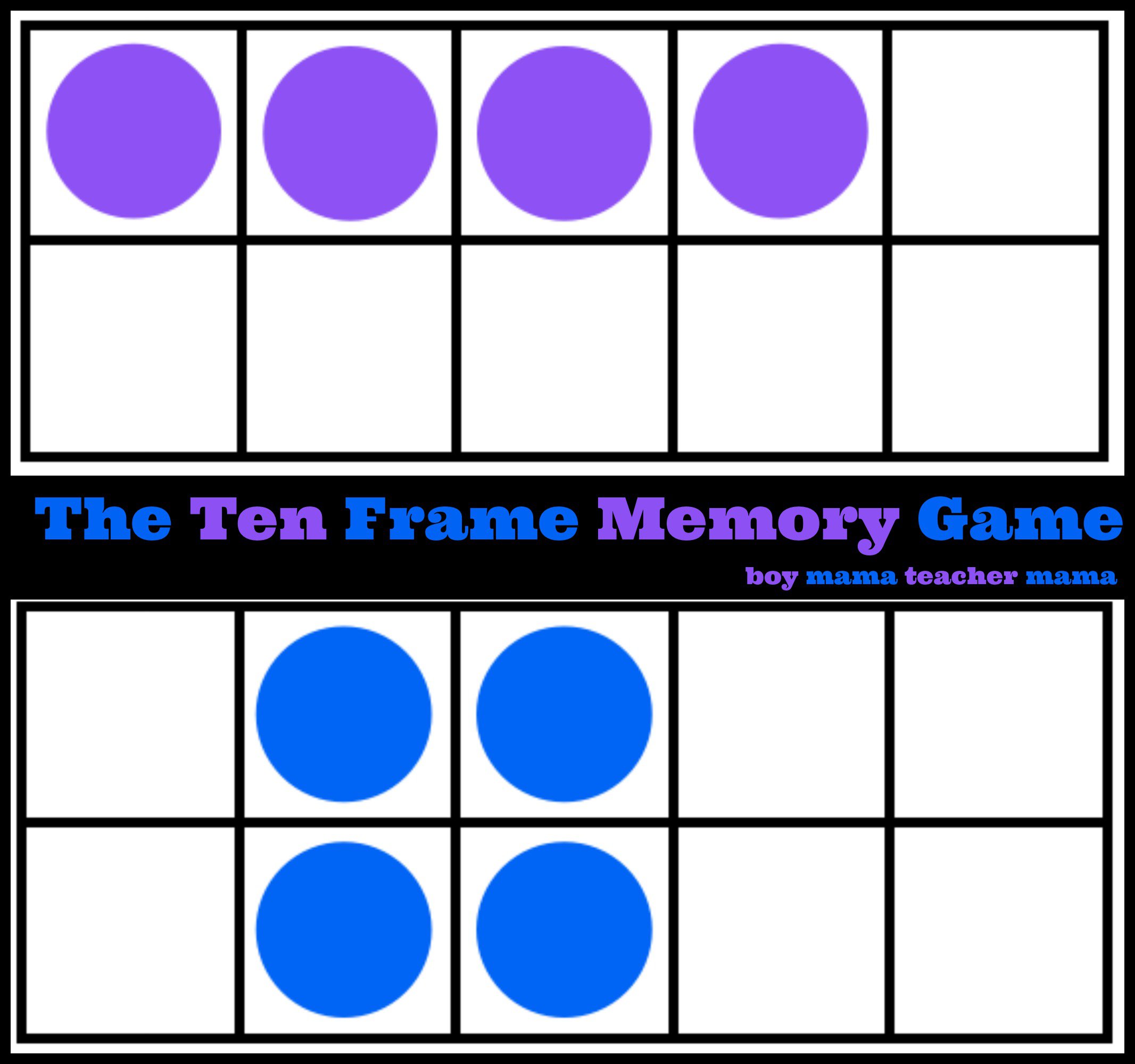Blank ten frame clipart