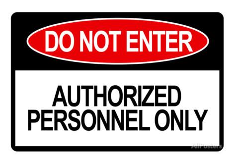 Do Not Enter Sign Art Print Poster Posters at AllPosters.com