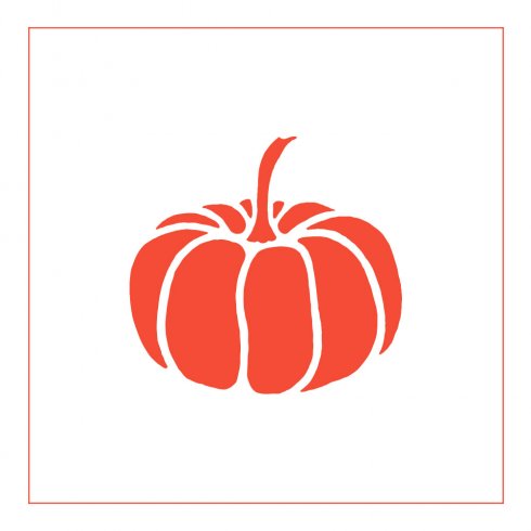 Pumpkin Pillow & Tote Stencil
