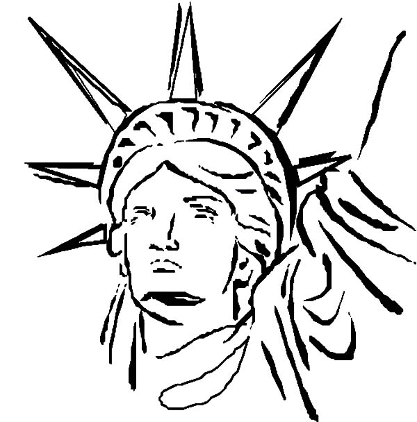 Statue Of Liberty Cartoon Drawing | Free Download Clip Art | Free ...