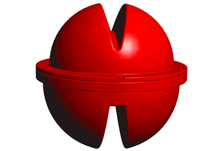 Warning Sphere for Overhead Cable and Guyed Wire