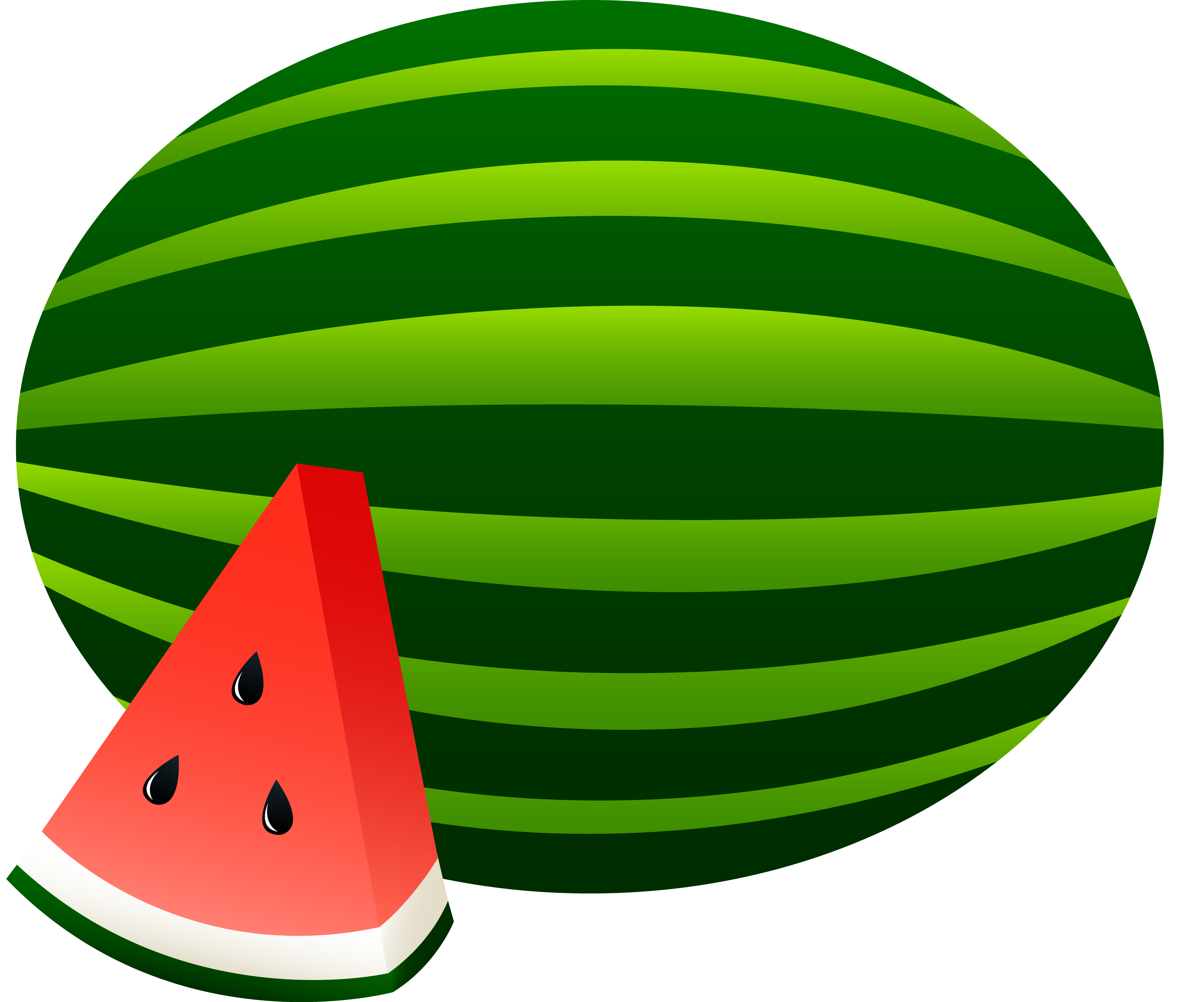 Clipart of watermelon