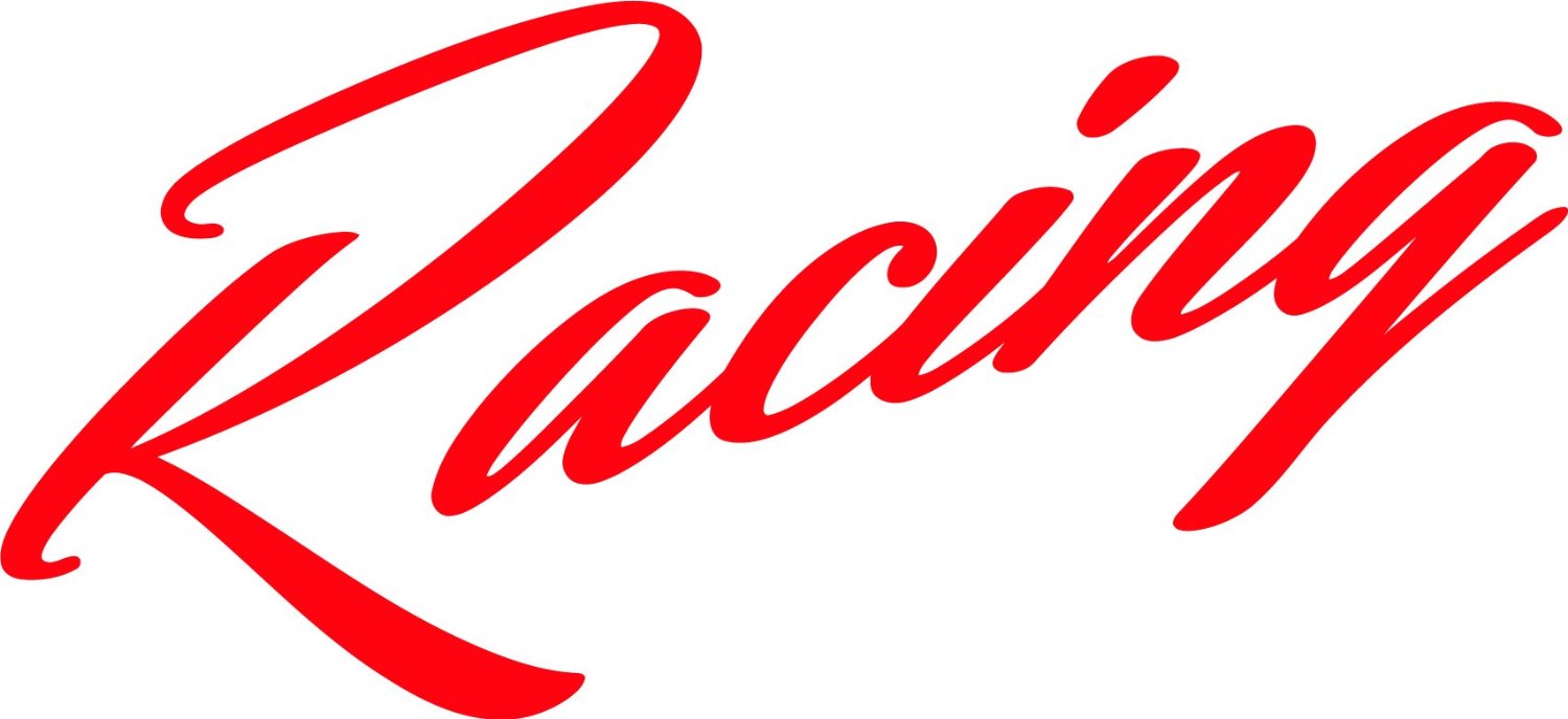 Red Racing Decal - Nostalgia Decals