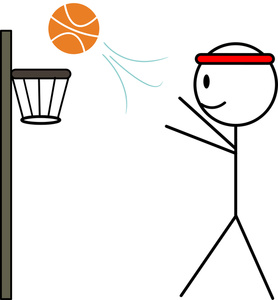 Cartoon Basketball Clipart