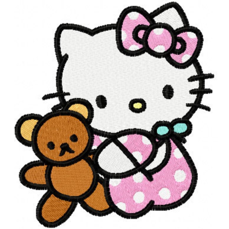 Hello kitty baby clipart