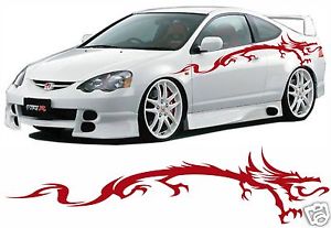 Vehicle Car Truck Boat Decal Vinyl Graphics Dragon Long Tribal 4 ...