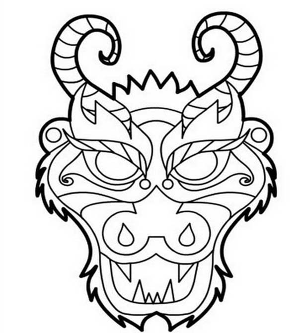 Chinese Dragon Coloring Pages Chinese Dragon Netart For Kids #20818