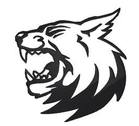 Animals Embroidery Design Wildcat Outline From King Graphics ...