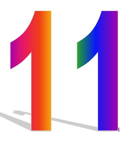 Number 11 clipart