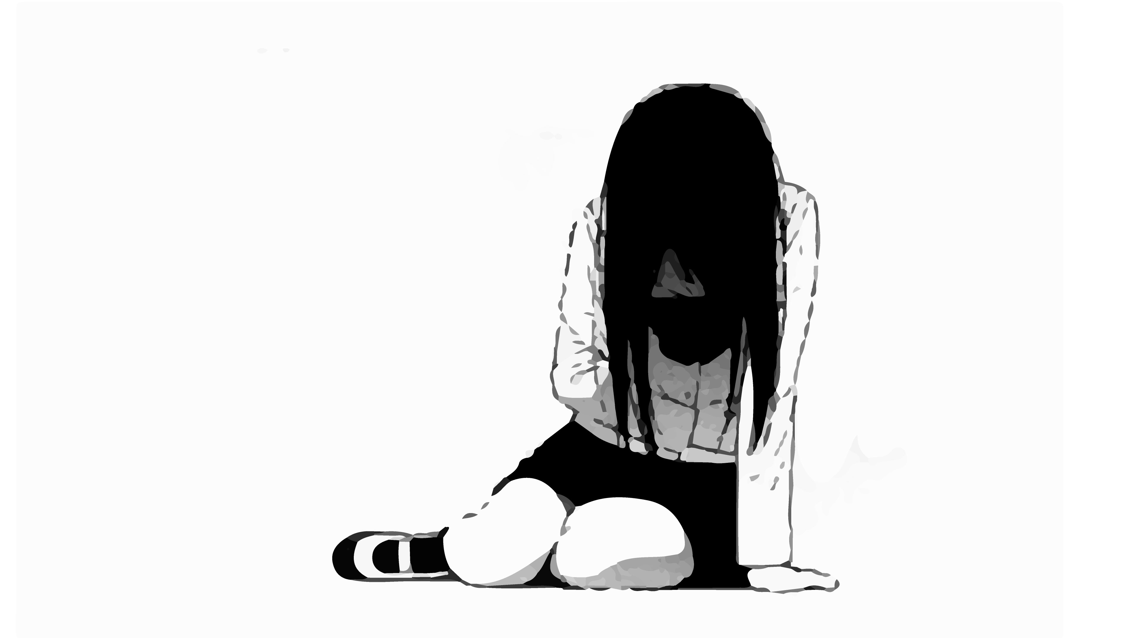 Depressed Sad Anime Girl Crying Drawing and Pictures | Sadever