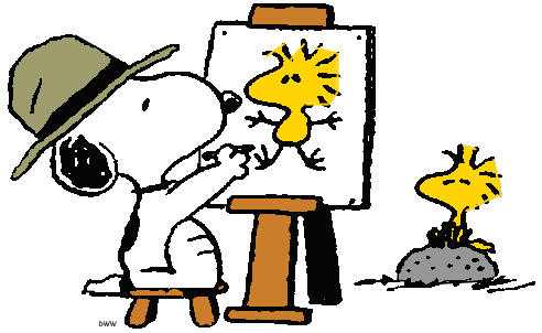 Snoopy woodstock clipart