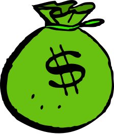 Clipart money bags free