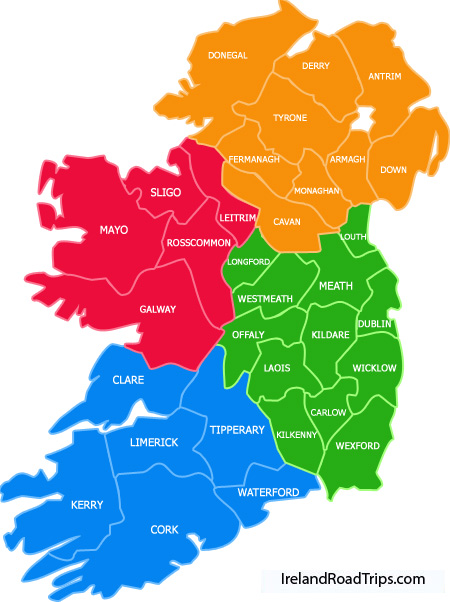Counties in Ireland