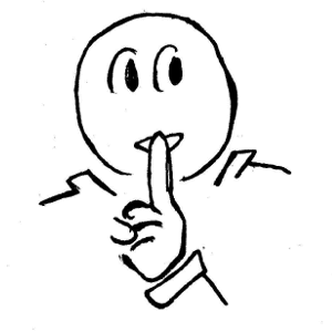 Quiet clipart free