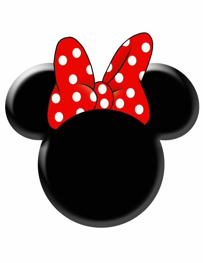 Minnie Mouse Head Outline