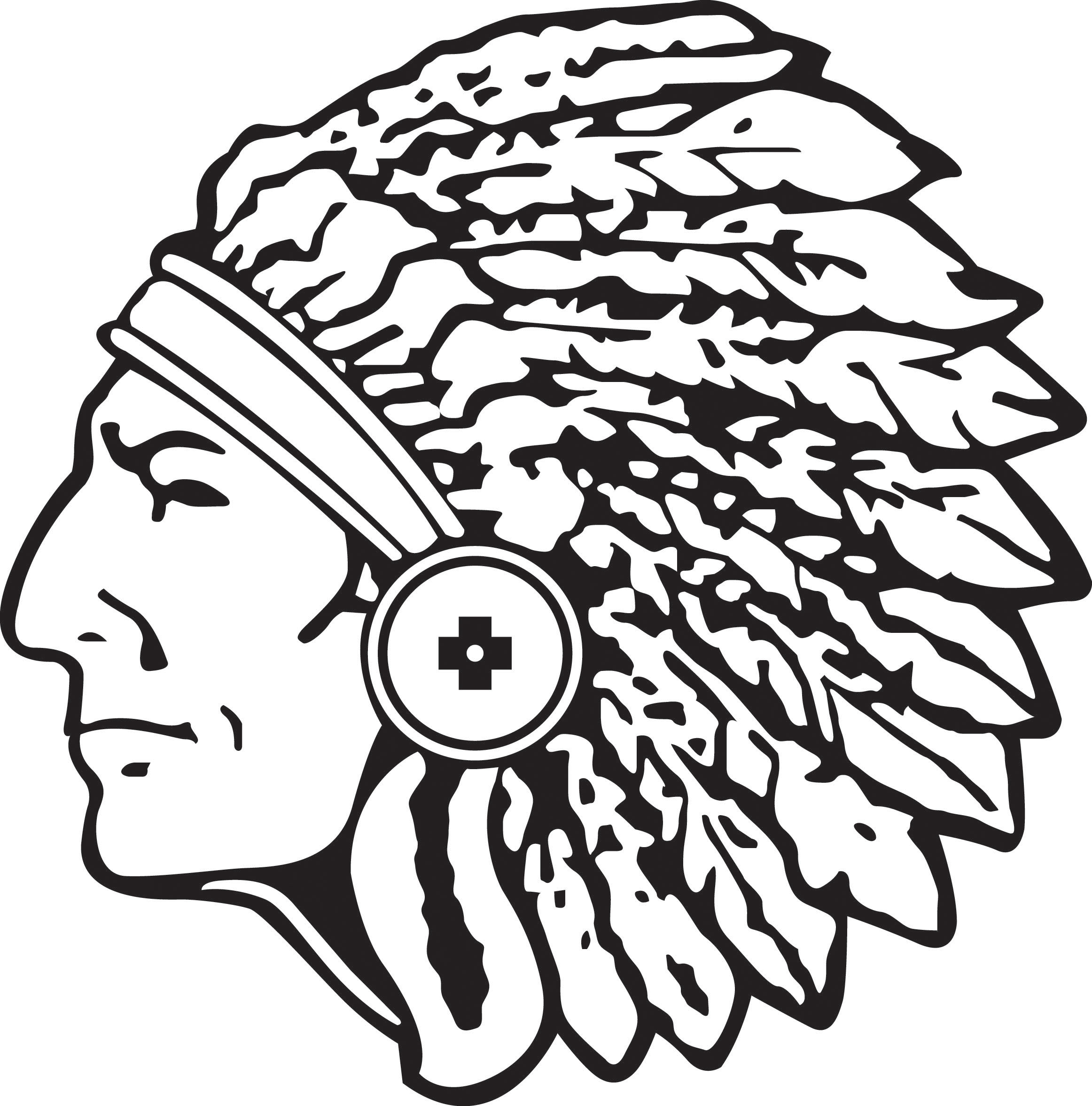 Free clipart of indian head
