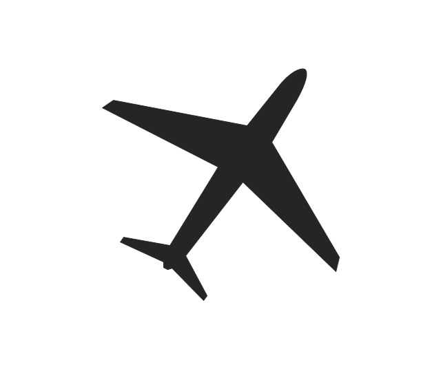 Travel and tourism pictograms - Vector stencils library