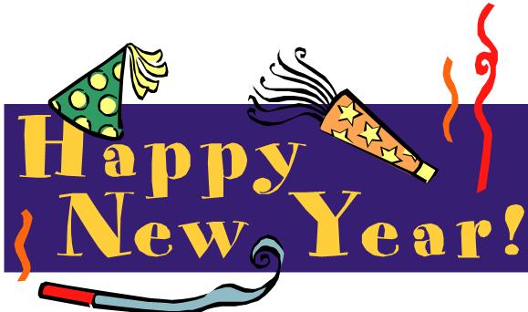 Happy New Year Banner Clipart – Happy Holidays!