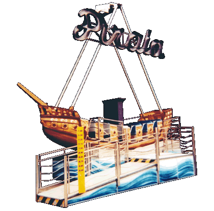 Felimana Luna Park - Pirate ship ride for sale, Galleon swinging ...