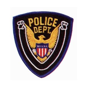 2 (Pair) Eagle Center Police Officer Shoulder Patch ...