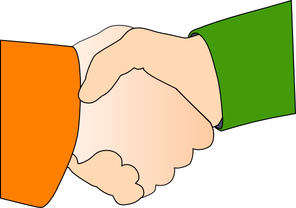 Shaking Hands clip art - vector clip art online, royalty free ...