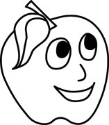 Free Black and White Food Outline Clipart - Clip Art Pictures ...