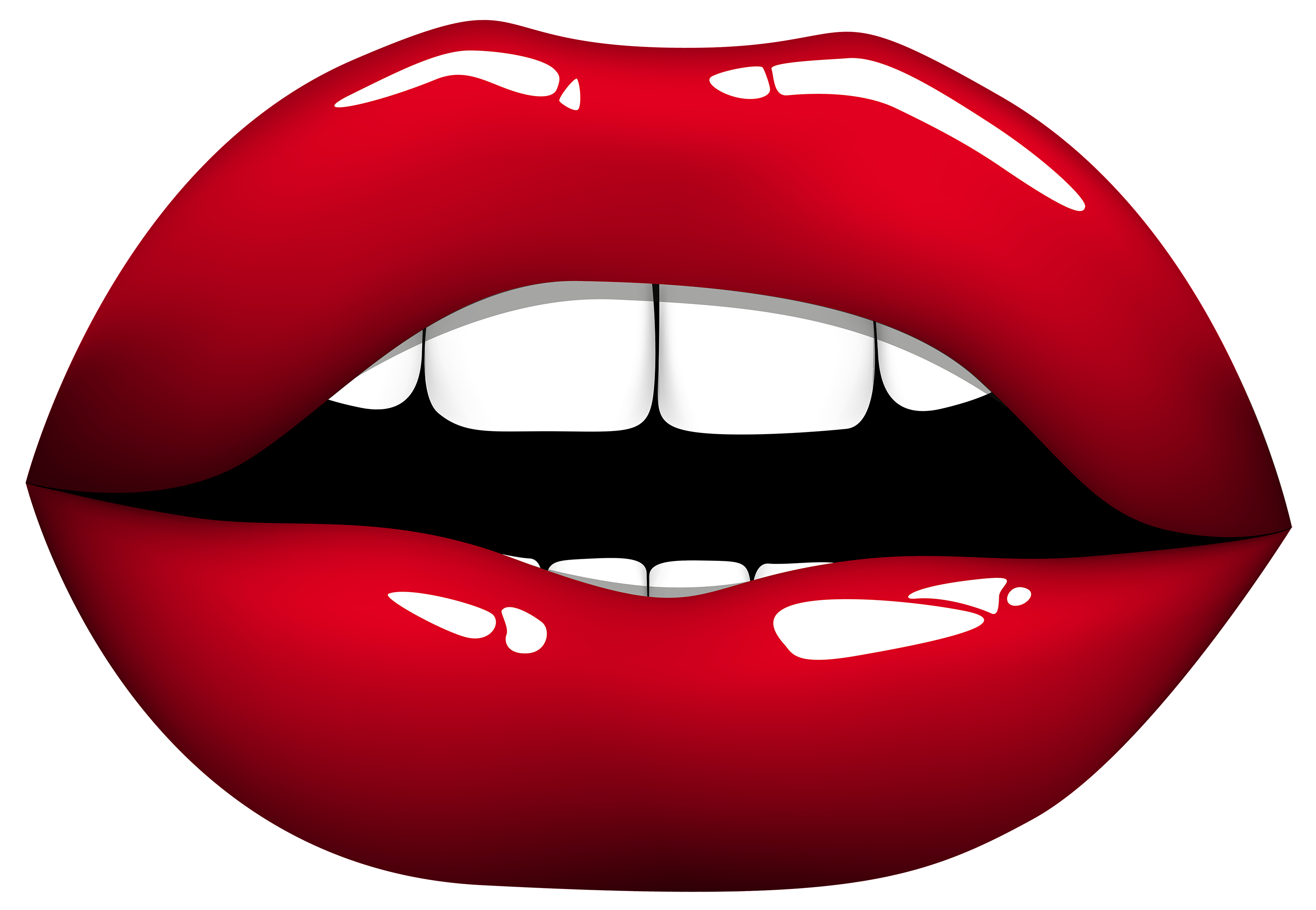 Red Lips Clipart - Tumundografico