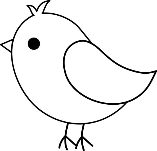Birds clipart outline